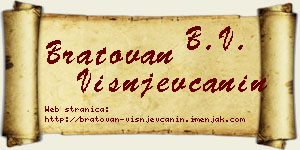 Bratovan Višnjevčanin vizit kartica